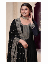 Chinon with Embroidery work Suit